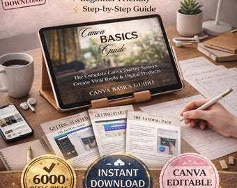 Guide de base Canva : modèles de conception et de marketing (modèle PDF)