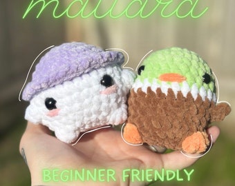 NO sew Mallard Duck Amigurumi Crochet Pattern