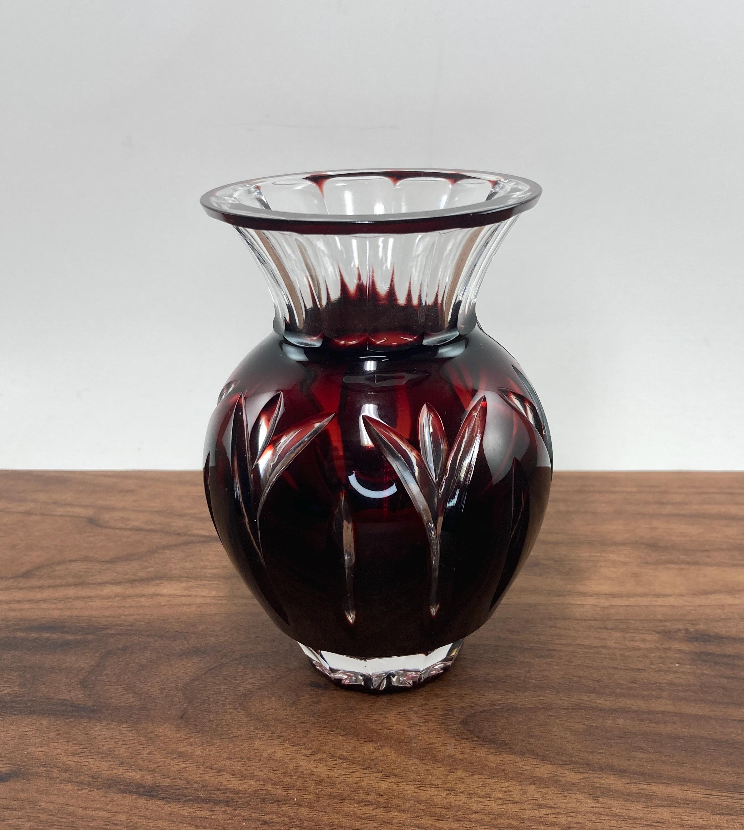 Hungarian Glass Vase - Etsy