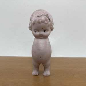 Antique Bisque Kewpie Style Doll Made in Germany, No Arms, Collectible Small Porcelain Doll, Kewpie Baby