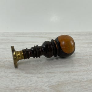 Antique Brass Wax Seal Stamp: First Presbyterian Society Buel NY