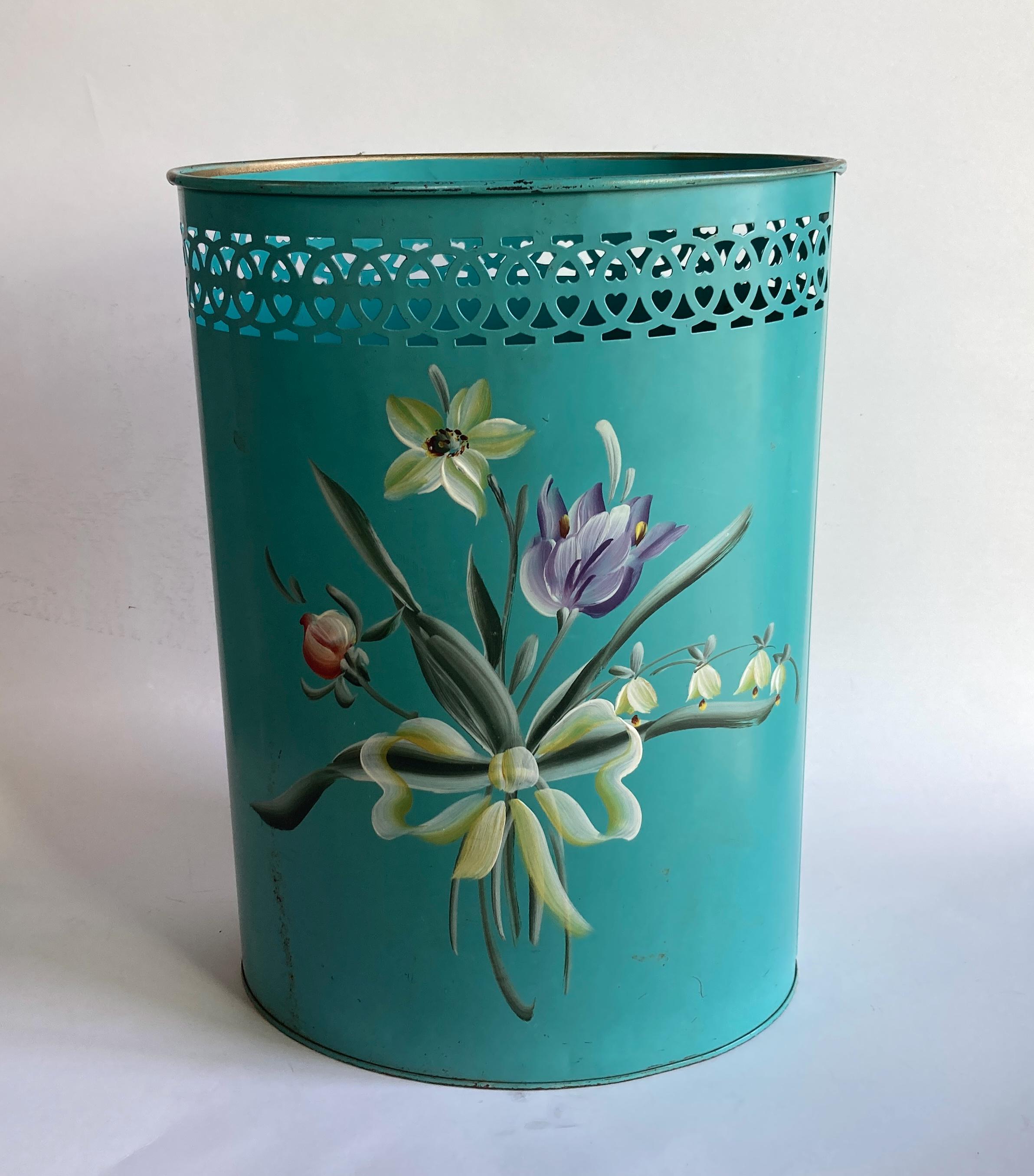 Vintage Metal Trash Cans - Etsy