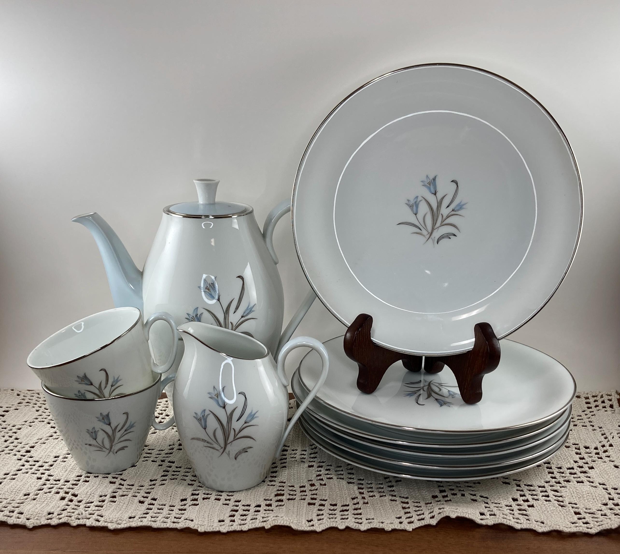 ジンガントフタ 青ブルーベル花の陶器装飾プレート Noritake Bluebell China - Etsy