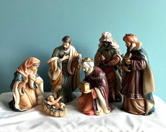 Ten Inch Porcelain Nativity Replacement Pieces: Grandeur Noel Style