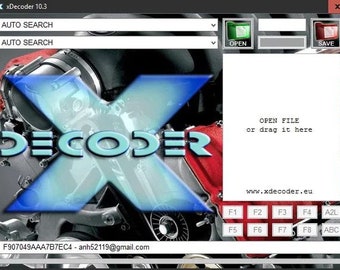 xDecoder 10.3 NEW 2022 License full activated Dpf Egr Flaps Adblue Off DTC Remover