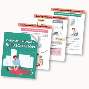 Cardiopulmonary Resuscitation | Cardiology | A&P Guide | 13 Pages ...