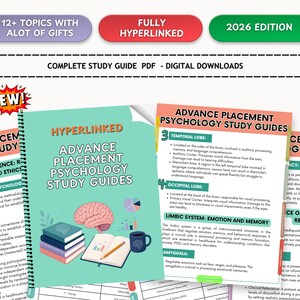 AP Psychology Study Guide: Nursing, Premed, STEM Notes (Digital Download)