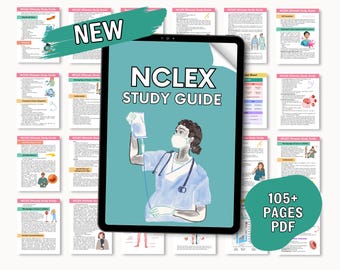 NCLEX Study Guide: Ultimate Nursing Exam Prep (Digital Download)