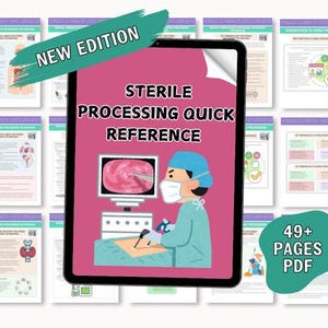 Sterile Processing Quick Reference Guide, CRCST & CBSPD Tech Notes, 9th Edition SPD Review, Surgical Instruments Exam Prep 2025