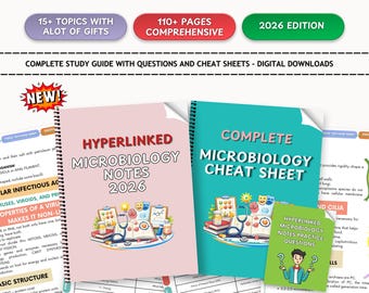 Verlinkte Hinweise zur Mikrobiologie - Studienführer, Übungsfragen, Tipps, & Pflege-Spickzettel