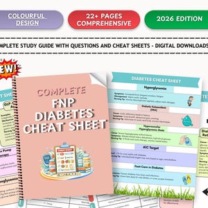 Aide-mémoire FNP sur le diabète - Guide d'étude complet avec questions (téléchargement numérique) - Édition 2026