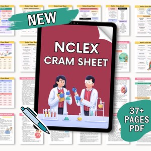 Complete Nclex Study Guide Bundle, Nclex Cream Sheet, Mark Klimex Notes, Nclex Rn Study Guide, Nclex Prep,Nclex Pn Study Guide,Nursing Notes