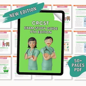 Sterile Processing Study Guide, CRCST & CBSPD Tech Notes, 9th Edition SPD Review, Surgical Instruments Exam Prep 2025
