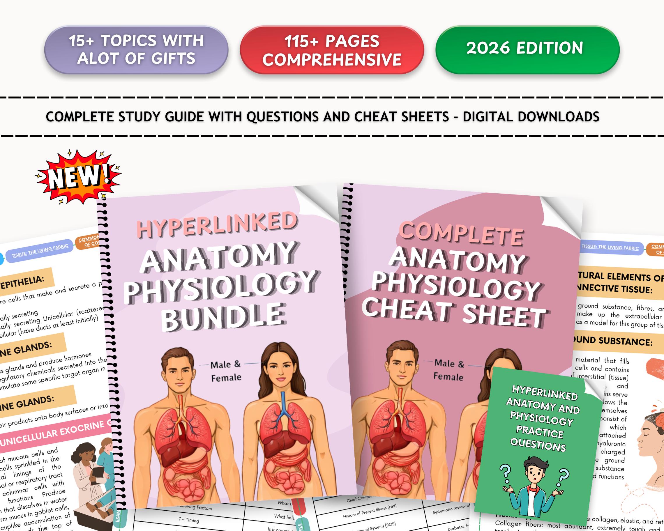 Hypelinked Anatomy & Physiology Study Guide 2026: Nursing Notes