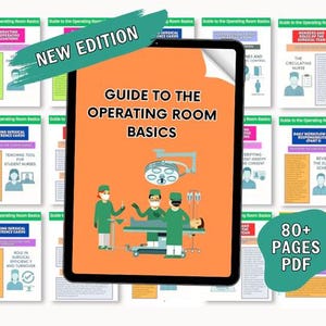 Operating Room Basics Bundle, Surgical Guide, Surgery, Nursing Study Guide, 2025 Edition