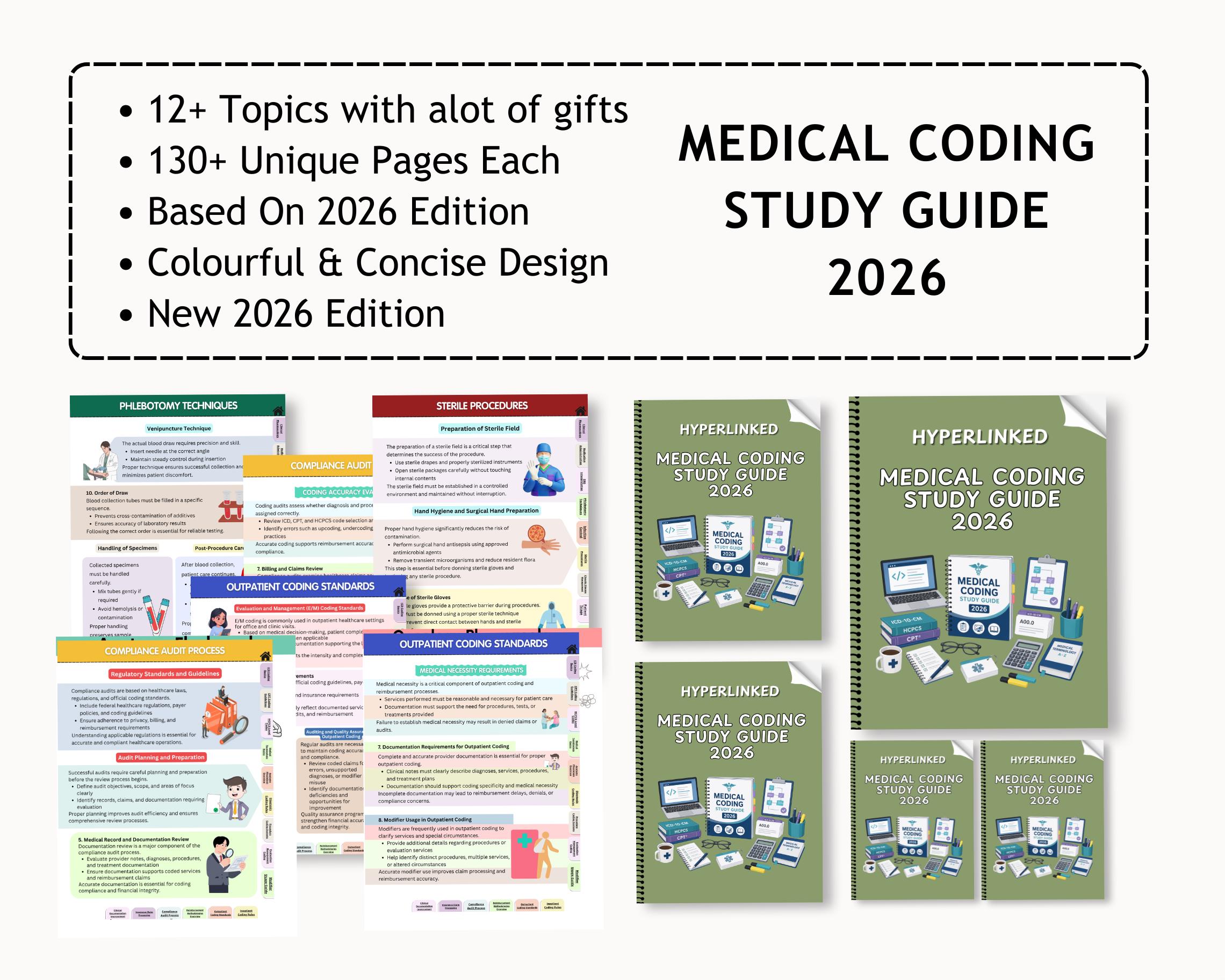 Medical Billing Notes.pdf Medical Coding Study Guide 2026, ICD Coding Notes, Medical Billing ...