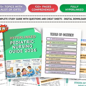 FNP Pediatric Nursing Guide 2026 | Hyperlinked Q&A, Tips, Tricks, and Cheat Sheet | Updated Study Guide for Nurses