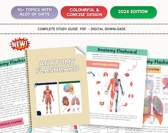Anatomy & Physiology Flashcards: Nursing School Study Guide (PDF)