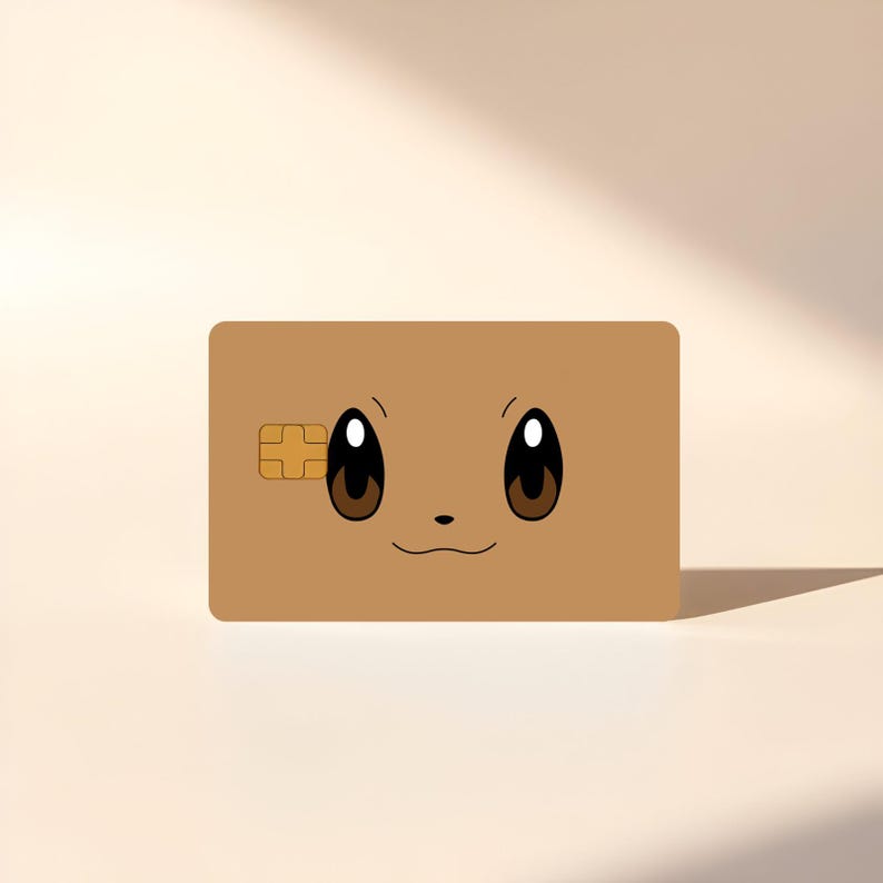 Pokemon face card skin | credit card sticker | choose your pokemon image 10