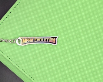 Pokemon binder tag keychains - mega evolution series sets - you choose