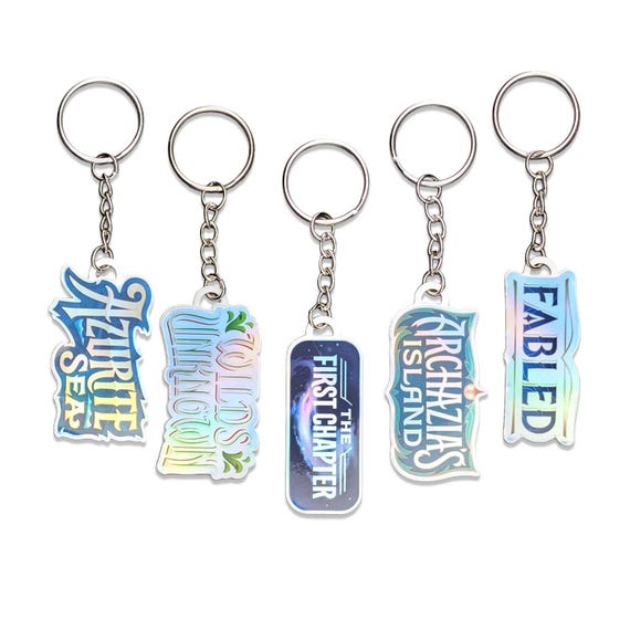 Disney Lorcana Holographic Binder Tag Keychains - Etsy