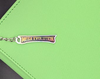 Pokemon binder tag keychains - mega evolution series sets - you choose