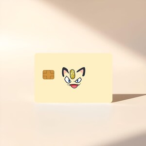 Pokemon face card skin | credit card sticker | choose your pokemon image 9