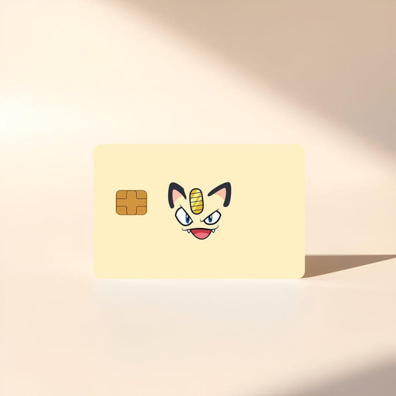 Pokemon face card skin | credit card sticker | choose your pokemon image 9