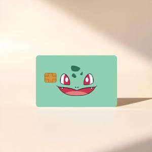 Pokemon face card skin | credit card sticker | choose your pokemon image 7