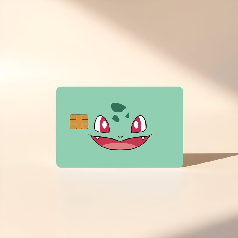 Pokemon face card skin | credit card sticker | choose your pokemon image 7
