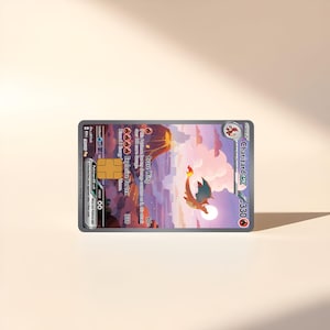 Charizard ex 151 pokemon card skin | holographic | credit card skin |