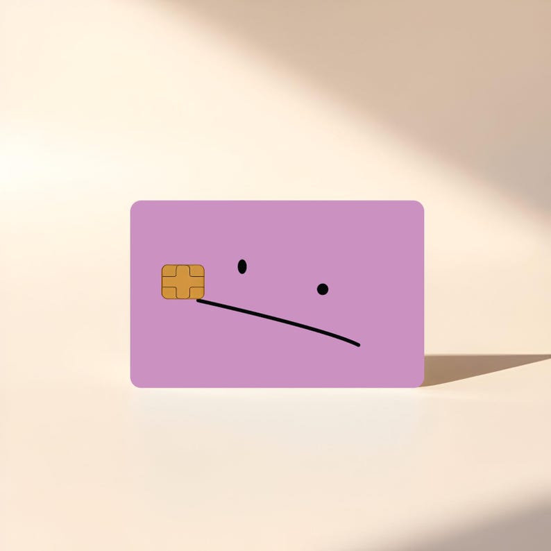 Pokemon face card skin | credit card sticker | choose your pokemon image 8