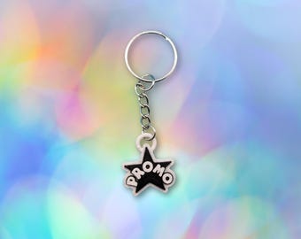 Pokémon black star promo binder tag keychain