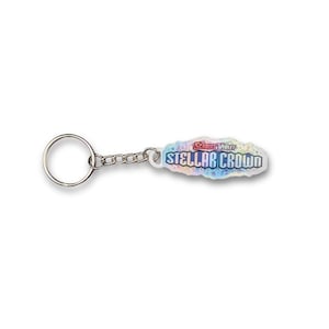 Pokémon stellar crown binder tag keychain – holographic, 3d, waterproof-  fits any binder zip, rare zone accessory