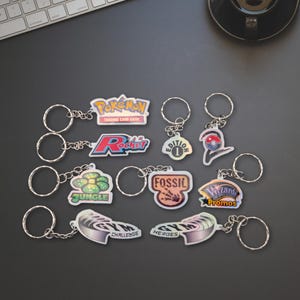 Portachiavi Pokemon Binder Tag - Set base WOTC - Scegli tu