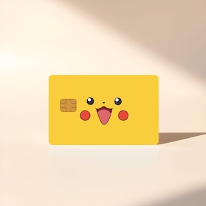 Pokemon face card skin | credit card sticker | choose your pokemon