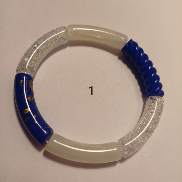 Bracelet perles tube