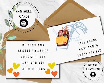 Motivational Cards Printable, Inspirational Cards, Positive Quote Cards ...