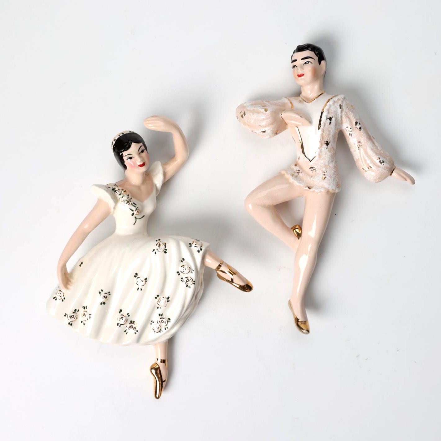 Ceramic Ballerina Wall Plaque - Etsy