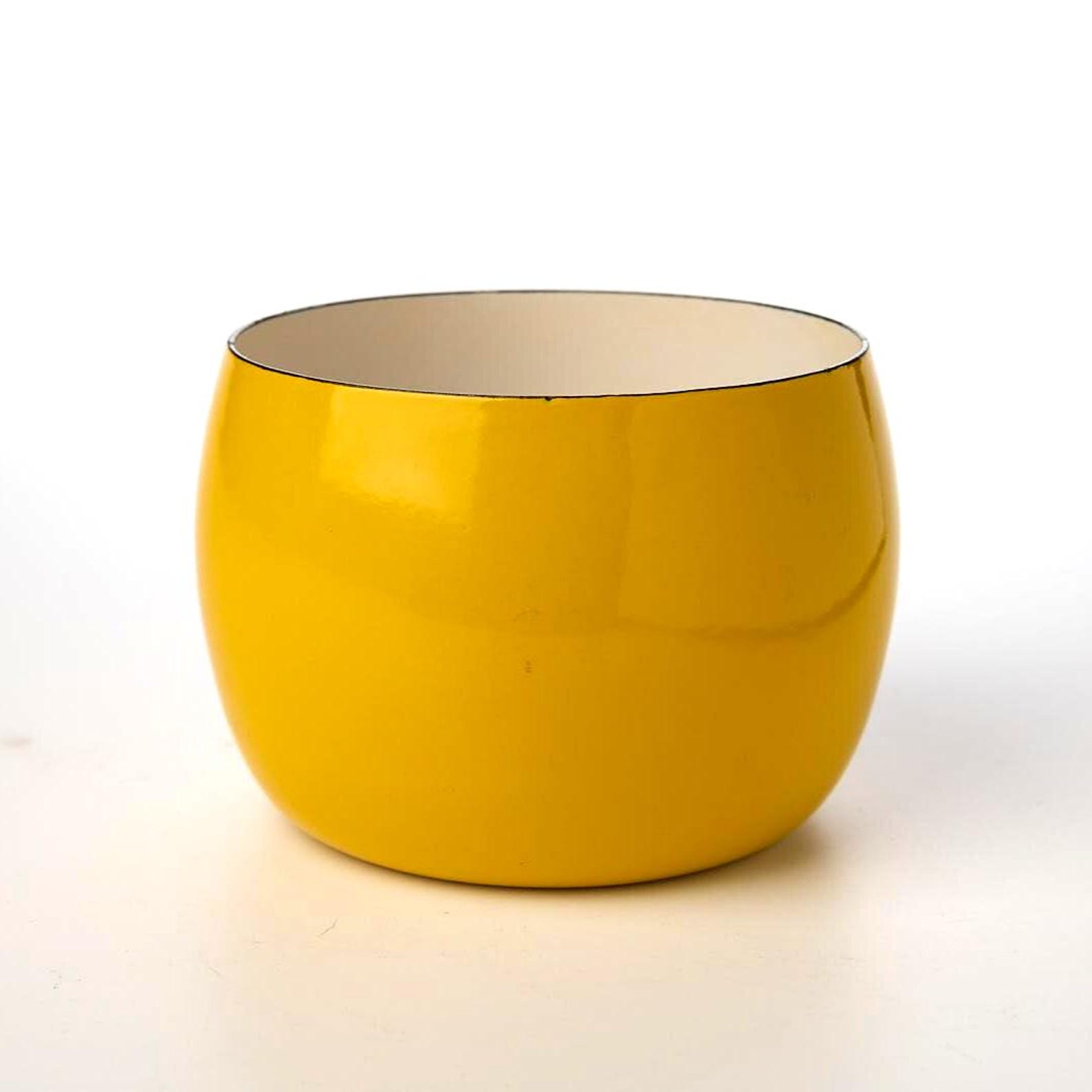 Vintage Dansk Globe Bowl in Yellow