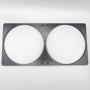 120, 140mm Black HIGH FLOW DUAL Fan Spacer 2.5mm-40mm Thickness. Every Fan Size and Every Thickness!