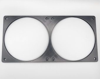 120, 140mm Black HIGH FLOW DUAL Fan Spacer 2.5mm-40mm Thickness. Every Fan Size and Every Thickness!