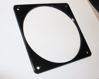 40, 60, 80, 92, 120, 140mm Black HIGH FLOW Fan Spacer 2.5mm-40mm Thickness. Every Fan Size and Every Thickness!