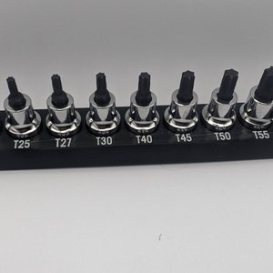 Harbor Freight 9-delige torxbithouder 1/2" schijf #67887