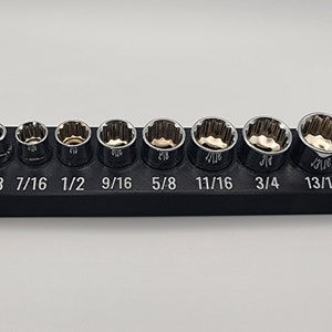 Hafen Freight SAE 10 Stück Steckschlüsselhalter 3/8 Zoll #67924