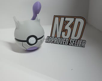 Mewtwo Pokeball Display