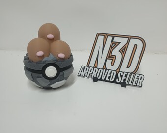 Dugtrio Pokeball Display