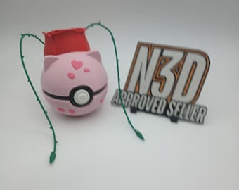 Bulbasaur Rose Pokeball-display