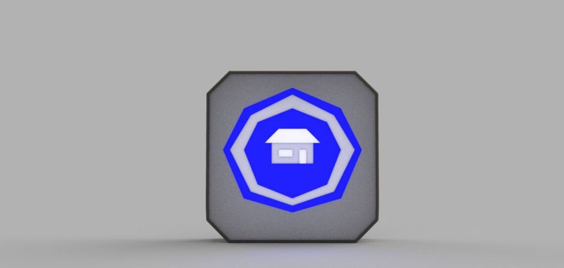 Handcrafted OSRS House Teleport Tablet LED 3D Lightbox Perfect for Your