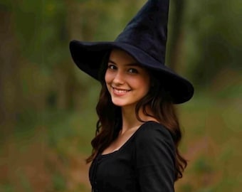 3 Witch Hat Sewing Pattern Bundle Three Patterns Two Adult and One Child Printable PDF